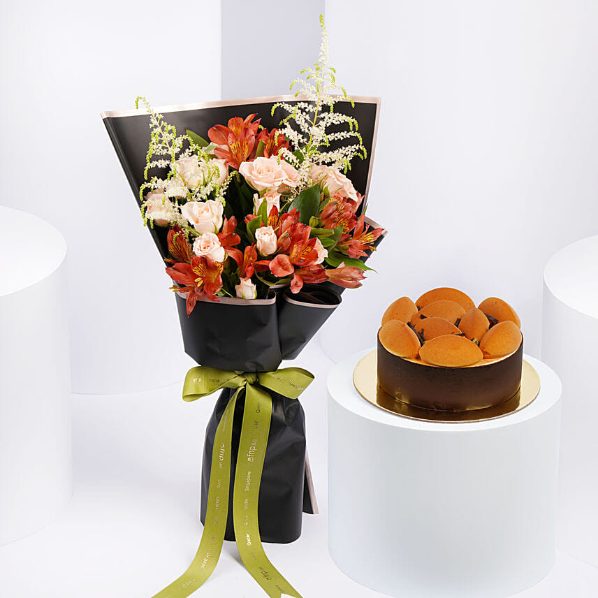 Tiramisu Cake n Flowers
