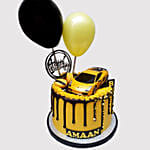 Yellow Car Cake