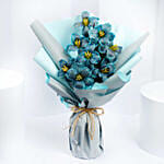 Majestic Blue Tulips Bouquet