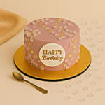 Pink Blossom Celebration Chocolate Cake