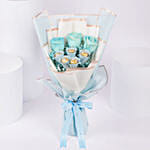 Blue Roses and Rochers Bouquet