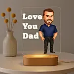 Best Dad Ever Led Lamp