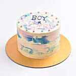 Babys Gender Reveal Cake
