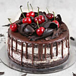 Delicate Black Forest Eggless Cake