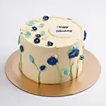 Delphinium Bloom Birthday Cake