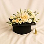Graduation Red Flower Wreath