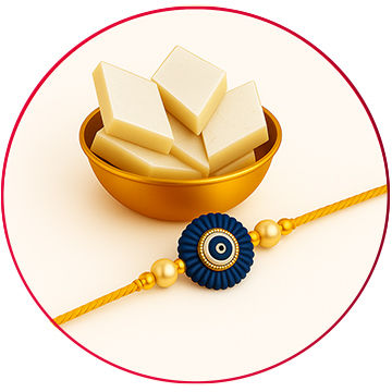 Rakhi With Sweets