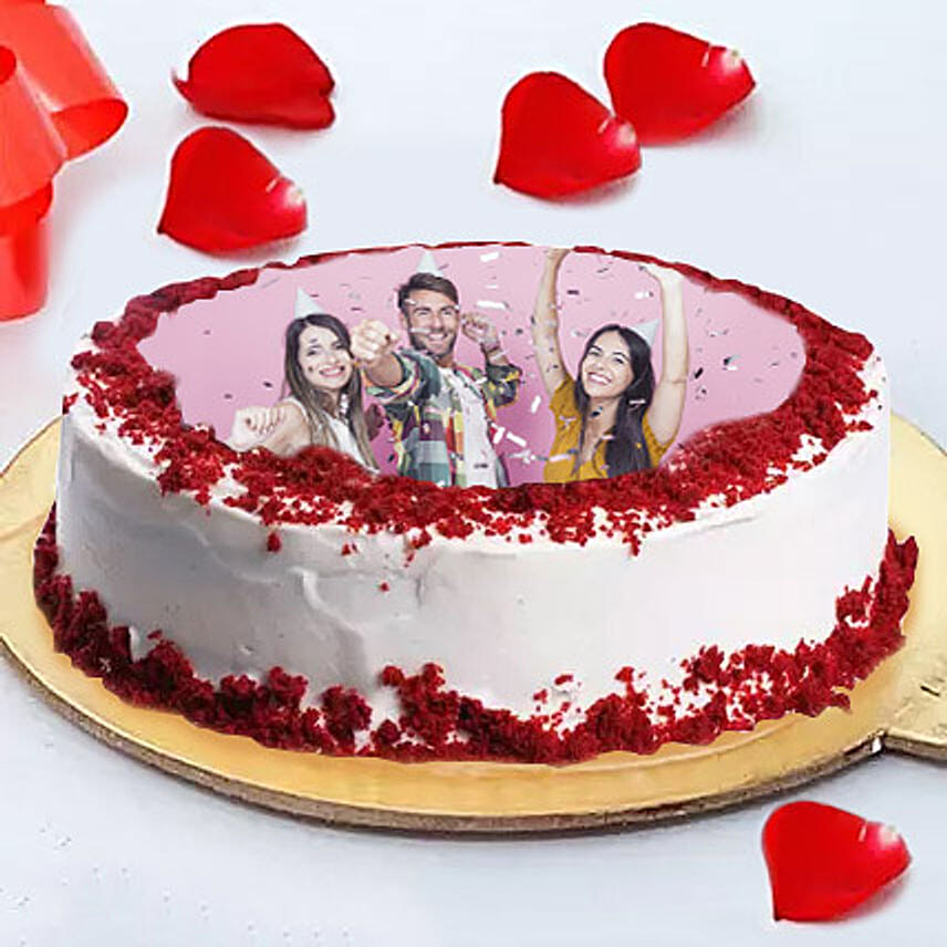 Birthday Photo Cake For Friends: Valentines Day Gifts to Bahrain