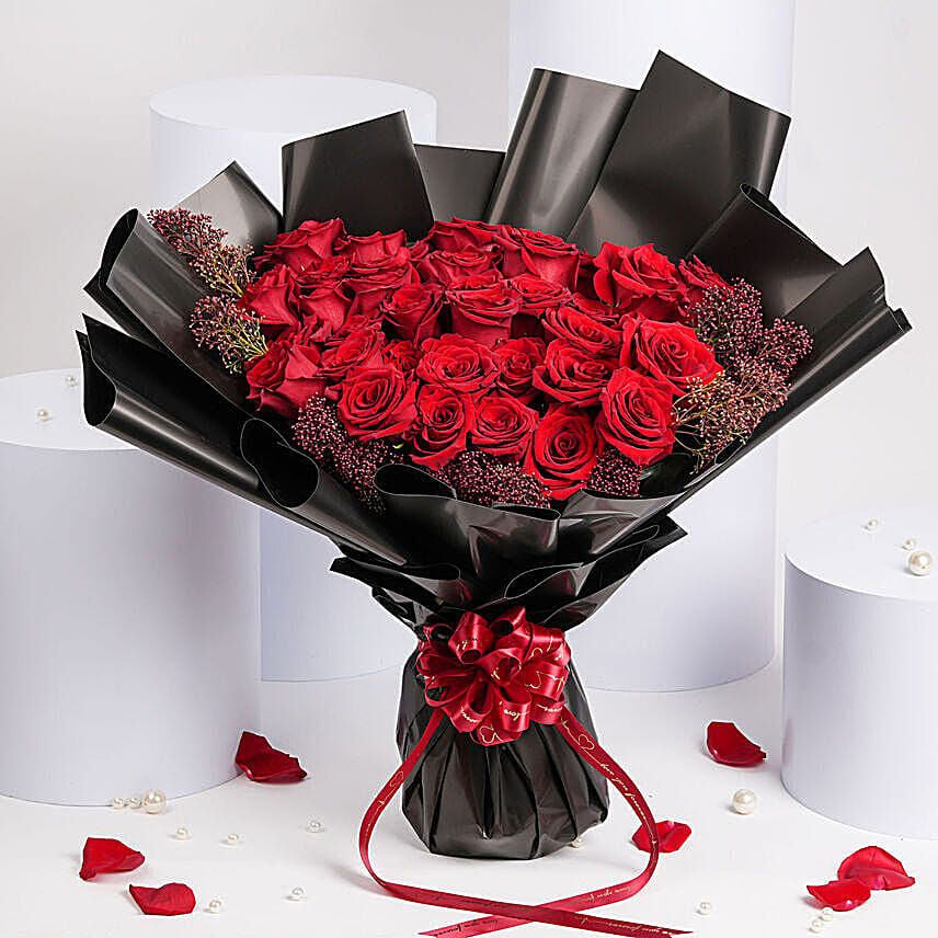 Sublime 35 Roses Bouquet: 