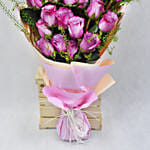 أسعدني | بوكيه ورد أرجواني