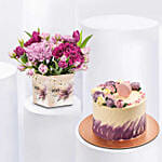 Thanks Mom Flowers With Cake