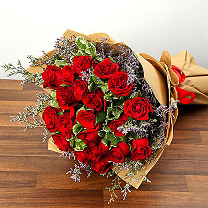 Bouquet Of 20 Red Roses: Send Gifts to Bangladesh