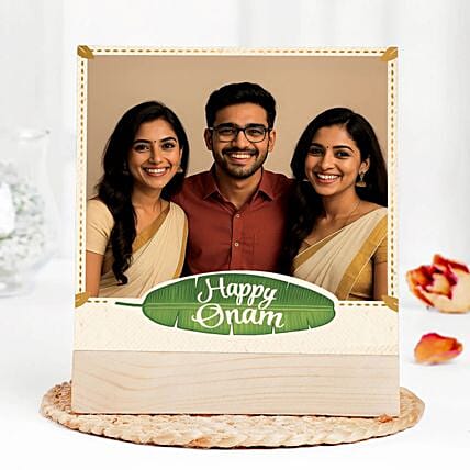 Customised Happy Onam Photo Frame: Onam Gifts