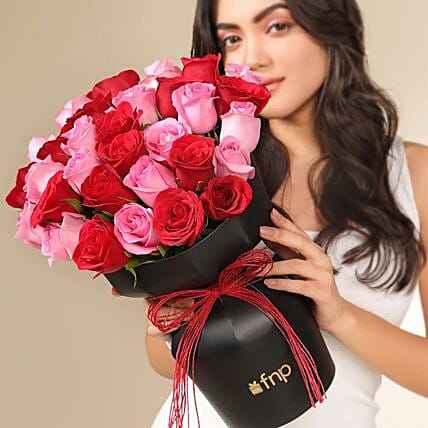 Eternal Love Rose Bouquet: Send Birthday Gifts to India