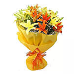 Vibrant Lilies Bouquet