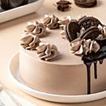 Chocolate Caramel Fudge Cake Half Kg Eggless