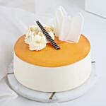 Colourful Gerberas N Butterscotch Cake Combo