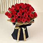 Crimson Love Red Rose Bouquet
