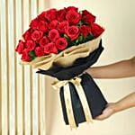 Crimson Love Red Rose Bouquet