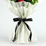 Elegant Vibe Red Roses Bouquet