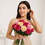 Hues of Love Rose Bouquet