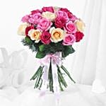Hues of Love Rose Bouquet