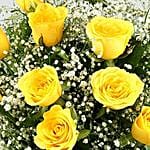 Joyful Vibes Yellow Roses Bouquet