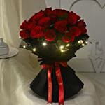 LED Elegance Rose Embrace