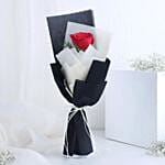 Love Red Rose Bouquet N Truffle Cake