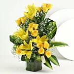 Magical Sunrise Floral Vase