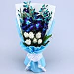 Mesmerising Orchids and Roses Bouquet