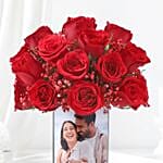 Personalised Rose Affair Gift Vase