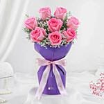 Pink Roses Delight Bouquet