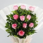 Pretty In Pastel Roses Bouquet Truffle Cake