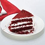 Red Velvet Fresh Cream Cake Half kg Eggless
