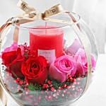 Rose N Candle Serenade