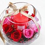 Rose N Candle Serenade