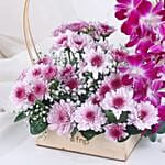 Royal Orchid Daisy Embrace