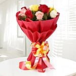 Special 12 Mixed Roses Bouquet