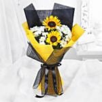 Sunflower and Daisy Radiance Bouquet