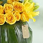 Sunlight In A Pot Floral Arrangement