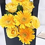 Sunny Gerberas N Roses Sleeve