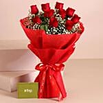 Timeless Love Red Color Roses Bouquets