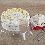 Vanilla Flavored Pista Rasmalai Cake Half kg Eggless
