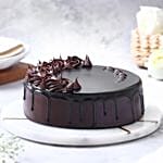 Velvety Chocolate Eggless Truffle Cake