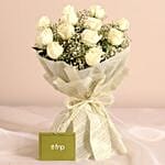 Wrapped In Elegance Roses Bouquet