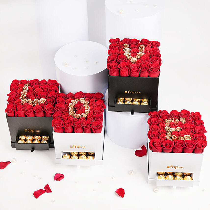 4 Letter Expression with Roses: Send Gifts to Amman