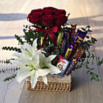 Chocolate Casablanca Floral Arrangement