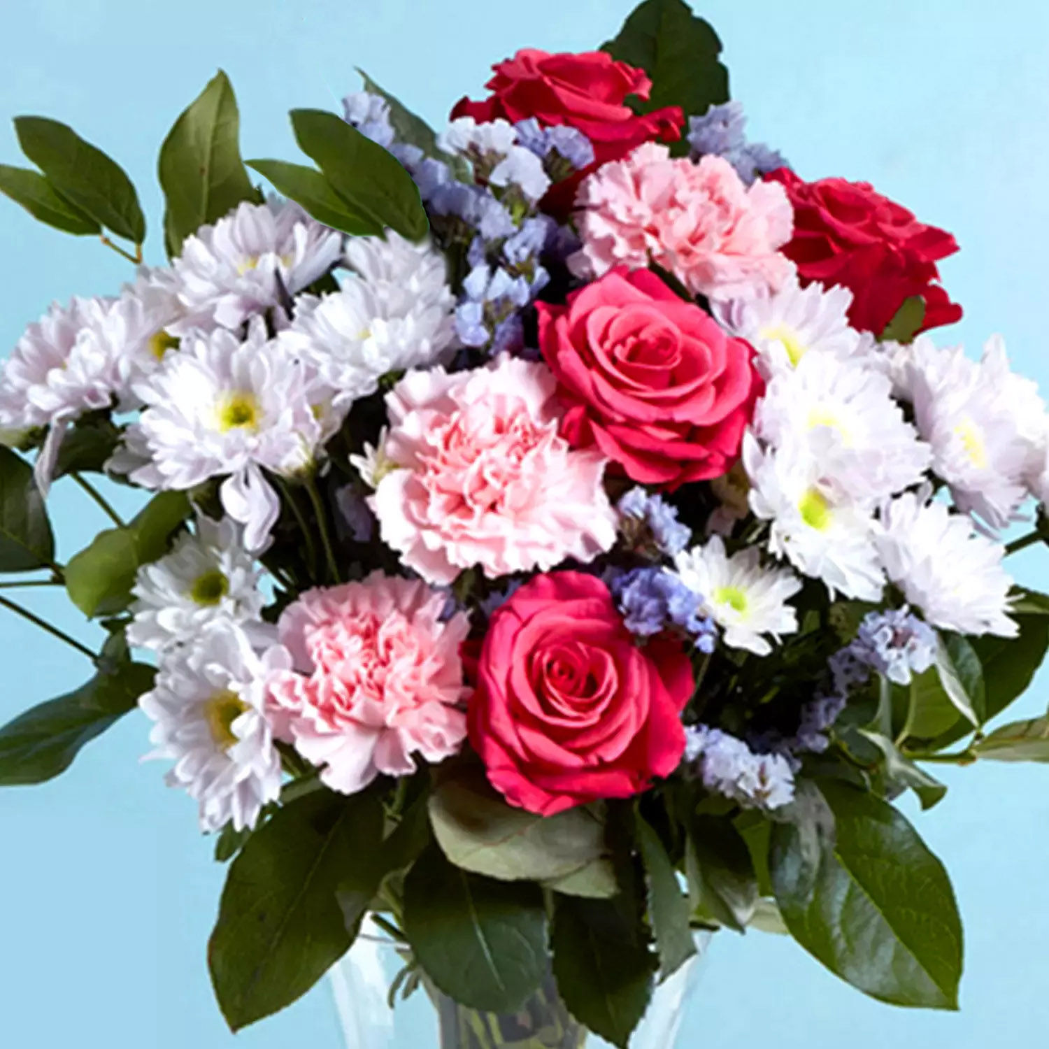 Online Pink And White Flower Vase Gift Delivery in Jordan - Fnp.ae