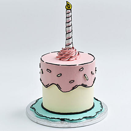 كيك كوميك بالشوكولاتة 1 كيلو: توصيل كيك الكويت